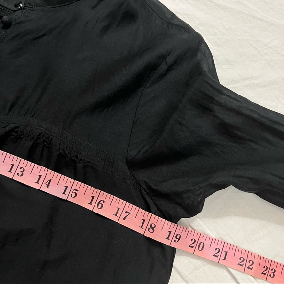 Free People Through & Through Button Front Sheer Layered Top - Picture 6 of 10